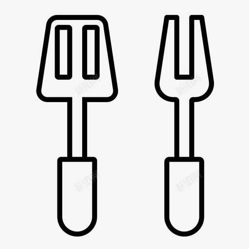 烧烤餐具烤肉图标svg_新图网 https://ixintu.com 烤肉 烧烤 烧烤食品 烧烤餐具 食品饮料系列vol01 餐具