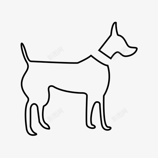 中型犬svg_新图网 https://ixintu.com 中型犬