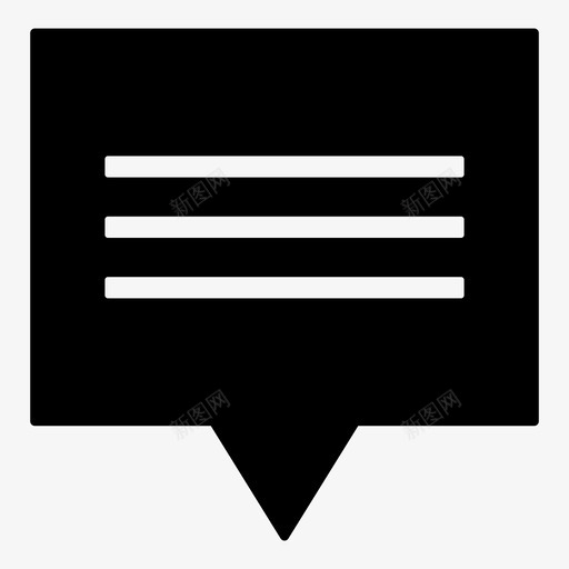 留言聊天聊天框图标svg_新图网 https://ixintu.com 交流 留言 聊天 聊天框 语音泡泡