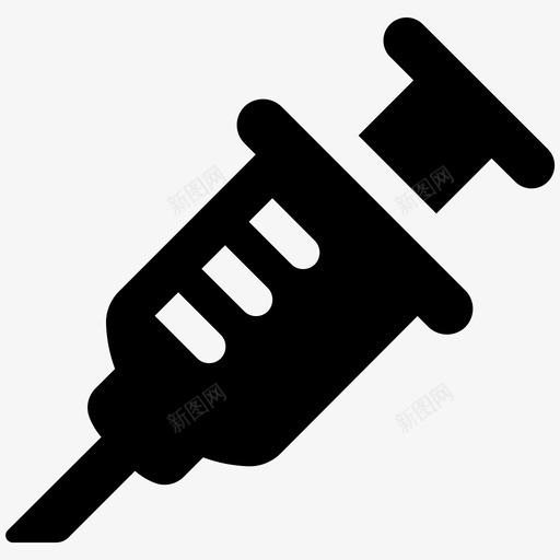注射注射针药物图标svg_新图网 https://ixintu.com 单体医疗卷3 注射 注射器 注射针 药物