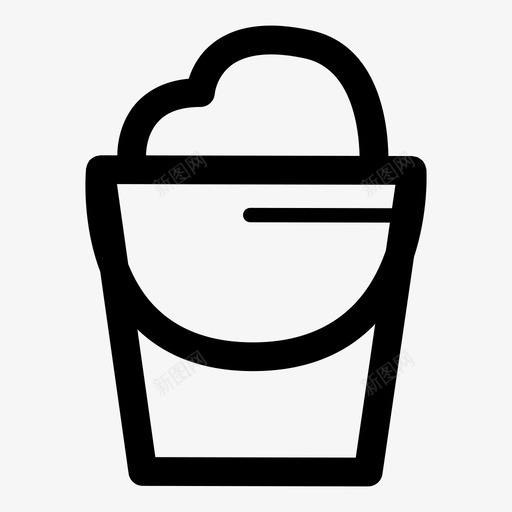 桶沙子图标svg_新图网 https://ixintu.com 桶 沙子