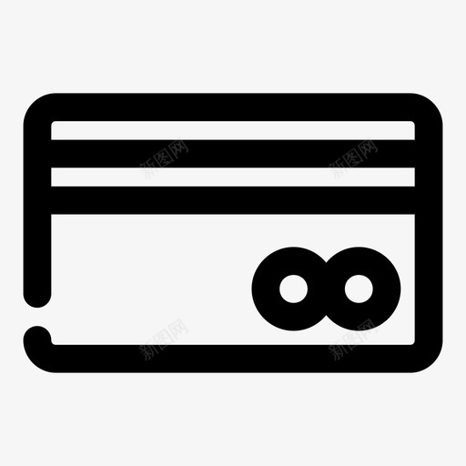 信用卡银行卡账单图标svg_新图网 https://ixintu.com 信用卡 存款 支付 经济缺口 账单 银行卡