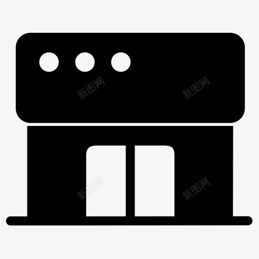 网厅_填充svg_新图网 https://ixintu.com 网厅_填充