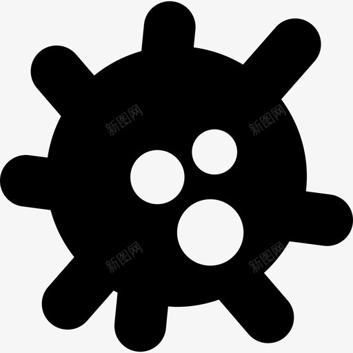 病毒分子教育学习图标svg_新图网 https://ixintu.com 学习 教育 病毒分子