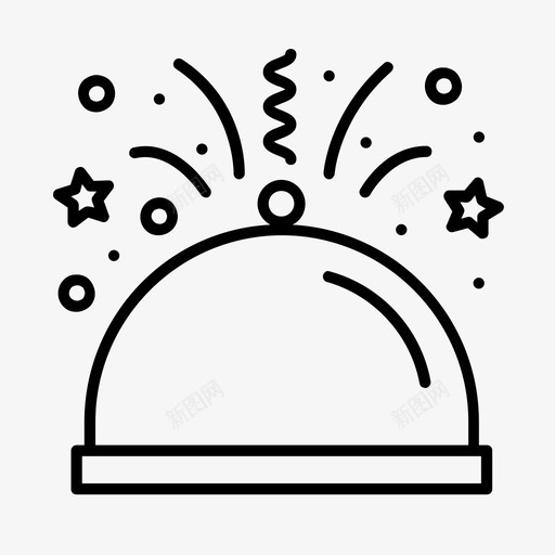 派对食物生日庆祝图标svg_新图网 https://ixintu.com 庆祝 惊喜 派对食物 生日