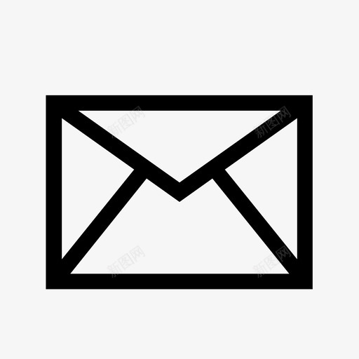 信封电子邮件界面图标svg_新图网 https://ixintu.com 信封 信息 多媒体 电子邮件 界面