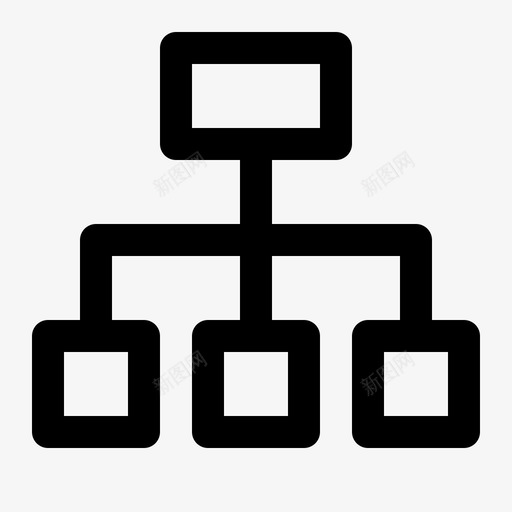 层次结构管理排名图标svg_新图网 https://ixintu.com 业务和财务线图标 团队 层次结构 排名 管理 结构