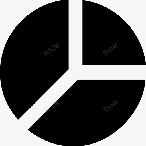 饼图分析图图标svg_新图网 https://ixintu.com 分析 图 学校和教育字形图标 统计 饼图
