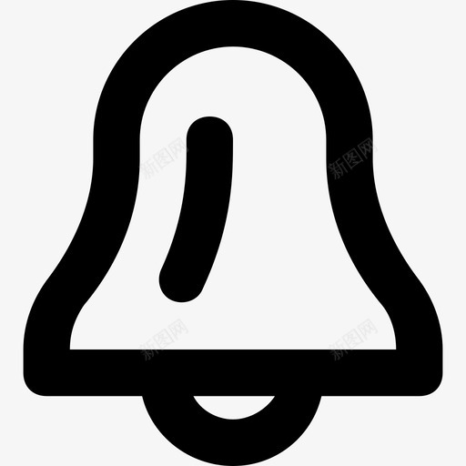 铃声警报通知图标svg_新图网 https://ixintu.com 打盹 符号平滑线图标 警报 通知 铃声