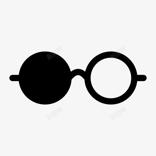 眼镜镜框阅读眼镜图标svg_新图网 https://ixintu.com 眼镜 镜框 阅读眼镜