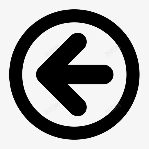 YQ-左箭头-1svg_新图网 https://ixintu.com YQ-左箭头-1