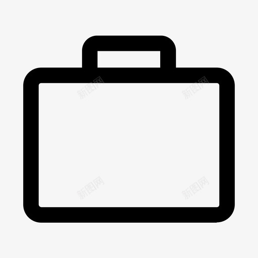 手提箱商务包图标svg_新图网 https://ixintu.com 公文包 包 商务 手提箱