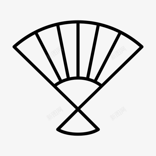 风扇配件清风图标svg_新图网 https://ixintu.com 办公室任务精细 手扇 清凉 清风 配件 风扇