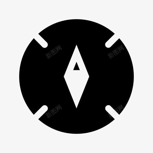 指南针方向导航图标svg_新图网 https://ixintu.com 北 导航 指南针 方向 狩猎 界面图标