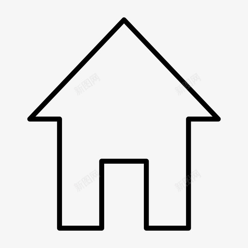 主页应用程序建筑图标svg_新图网 https://ixintu.com 主页 应用程序 建筑 房子 菜单