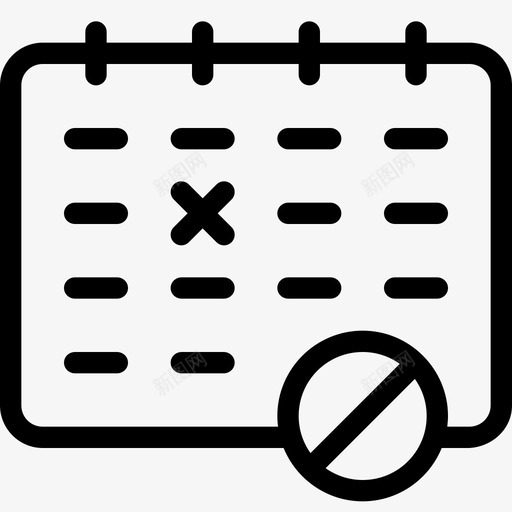日历块业务图标svg_新图网 https://ixintu.com 业务 块 复选标记 日历 日历1 日期 管理