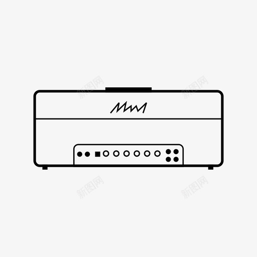 吉他扩音器摇滚乐图标svg_新图网 https://ixintu.com 吉他扩音器 摇滚乐