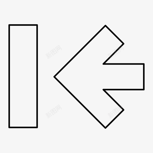 最左边的箭头开始的最远的图标svg_新图网 https://ixintu.com 导航箭头 开始的 最左边的箭头 最远的 第一个