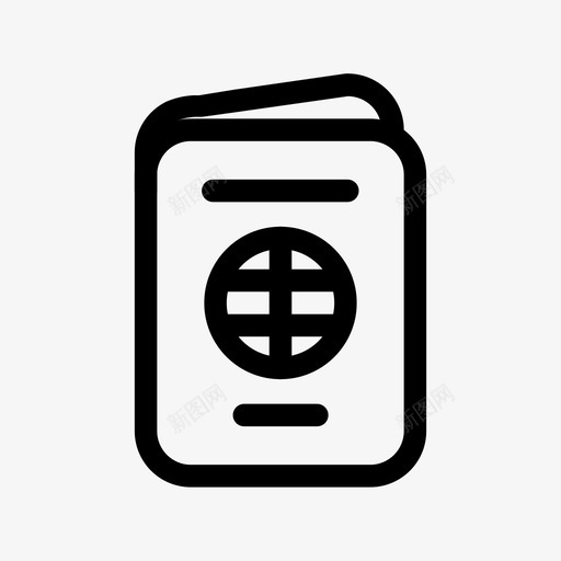 护照移民旅行图标svg_新图网 https://ixintu.com 护照 旅行 移民 签证