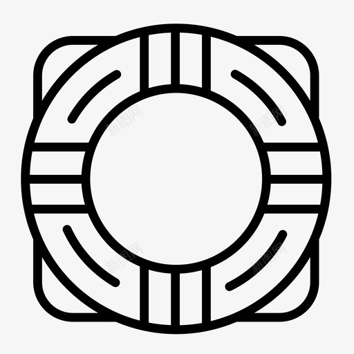 救生圈救生员救援图标svg_新图网 https://ixintu.com 夏季 安全 救援 救生员 救生圈 游泳