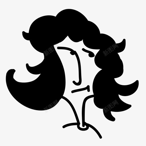 人物卡通脸图标svg_新图网 https://ixintu.com 人物 卡通 脸