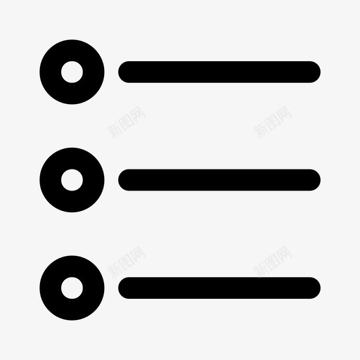 项目符号列表复选框列表项图标svg_新图网 https://ixintu.com office任务fat 列表视图 列表项 复选框 菜单 项目符号列表