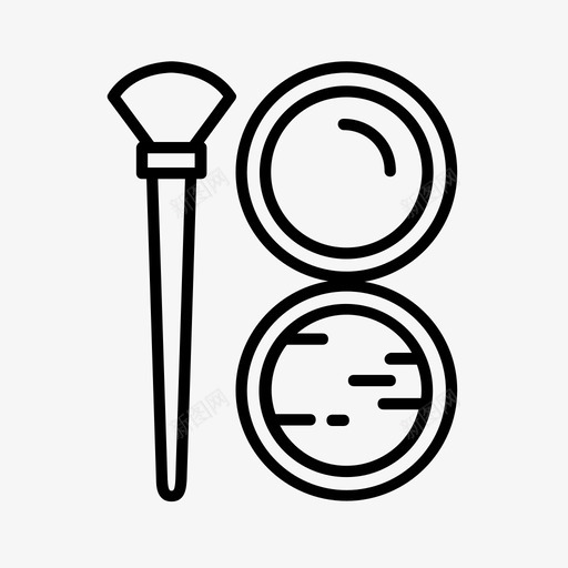 粉红美容院化妆品图标svg_新图网 https://ixintu.com 化妆品 化妆师 眼影 粉红 美容院