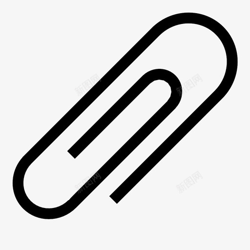 附件附加电子邮件附加文件图标svg_新图网 https://ixintu.com 回形针 附件 附加文件 附加电子邮件