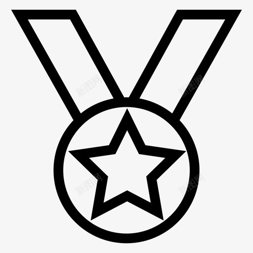 奖励成就第一图标svg_新图网 https://ixintu.com 奖励 奖励线图标 奖金 成就 第一 获奖者 运动