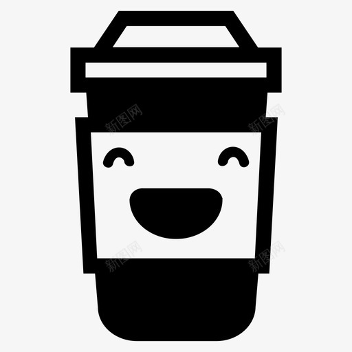 laughing外卖咖啡杯卡布奇诺happy图标svg_新图网 https://ixintu.com happy laughing外卖咖啡杯 paper smalling 卡布奇诺 星巴克