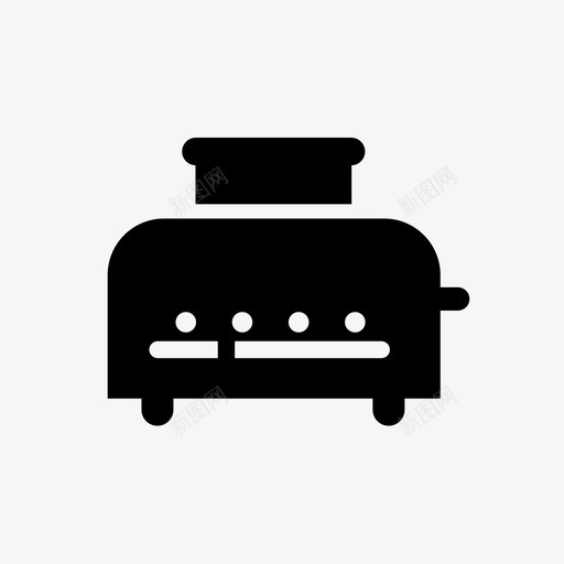 采购产品烤面包机电器面包图标svg_新图网 https://ixintu.com 早餐 电器 电子产品 采购产品烤面包机 面包 面包烤面包机