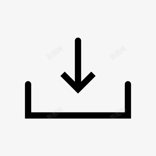 箭头线条图标svg_新图网 https://ixintu.com 下载 箭头 线条图标