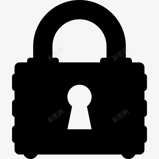 坚固的锁大的上锁的图标svg_新图网 https://ixintu.com 上锁的 坚固的锁 大的 挂锁 锁