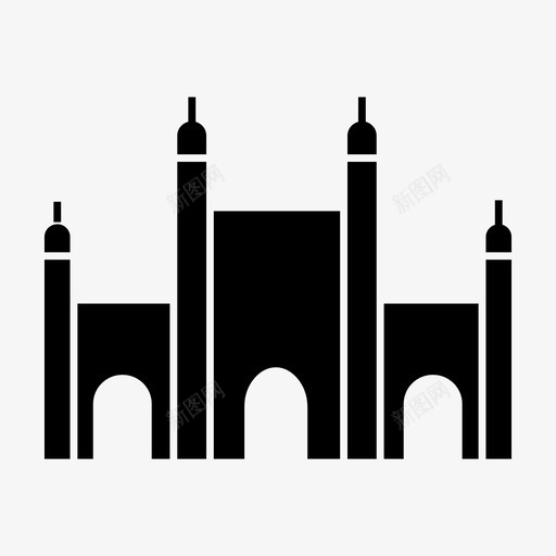 喀布尔建筑地标图标svg_新图网 https://ixintu.com 喀布尔 地标 建筑 旅游 纪念碑 首都世界地标符号