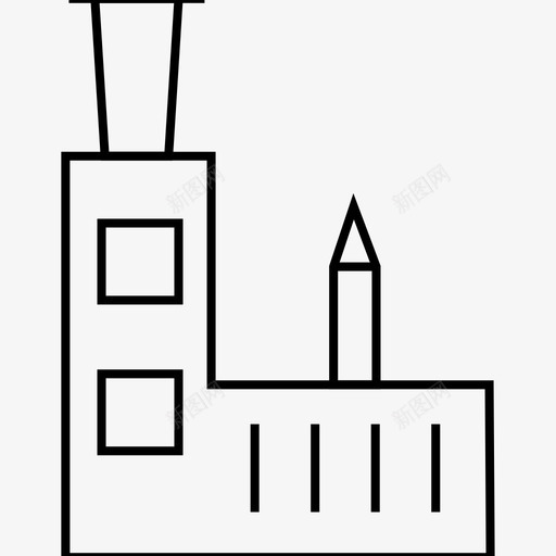 斯德哥尔摩建筑地标图标svg_新图网 https://ixintu.com 地标 建筑 斯德哥尔摩 旅游 纪念碑 首都世界地标线