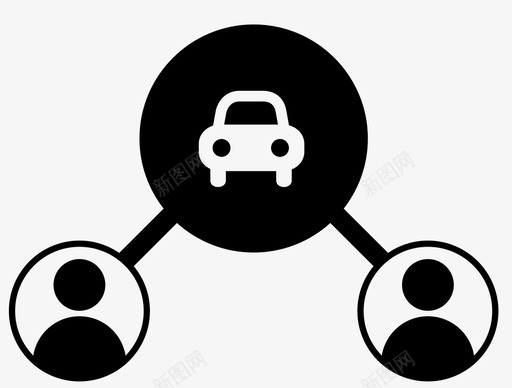 连接车目标聊天图标svg_新图网 https://ixintu.com 对话 目标 聊天 连接车