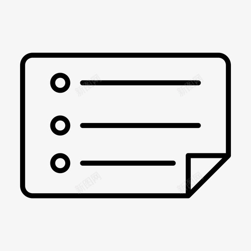 项目符号列表复选框列表项图标svg_新图网 https://ixintu.com office任务精细 列表视图 列表项 复选框 菜单 项目符号列表