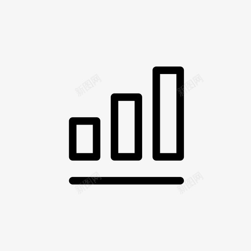 图形按钮增长图标svg_新图网 https://ixintu.com 图形 增长 按钮 用户界面 用户界面100 统计