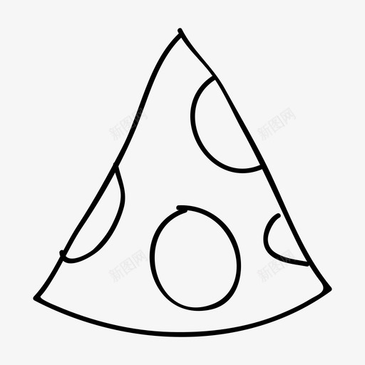 披萨食物切片图标svg_新图网 https://ixintu.com 切片 小吃 披萨 酒店 食物