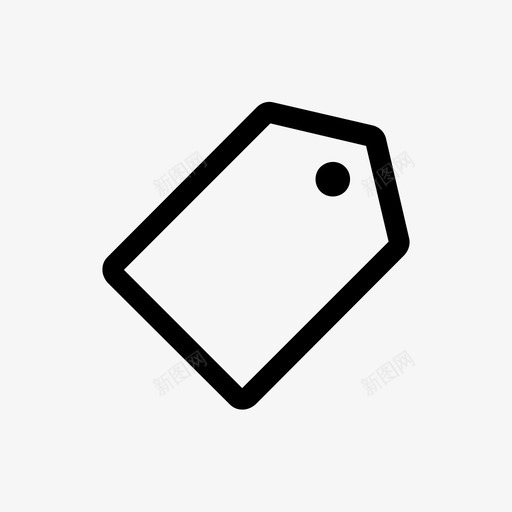 价签图标svg_新图网 https://ixintu.com 价签