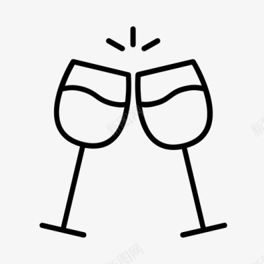 酒杯葡萄酒爱好者酿酒图标图标