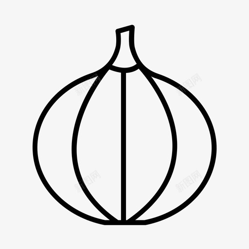 南瓜农作物农场图标svg_新图网 https://ixintu.com 农作物 农场 南瓜 园艺 收获 食物