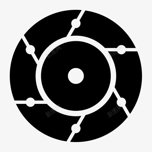 制动盘svg_新图网 https://ixintu.com 制动盘