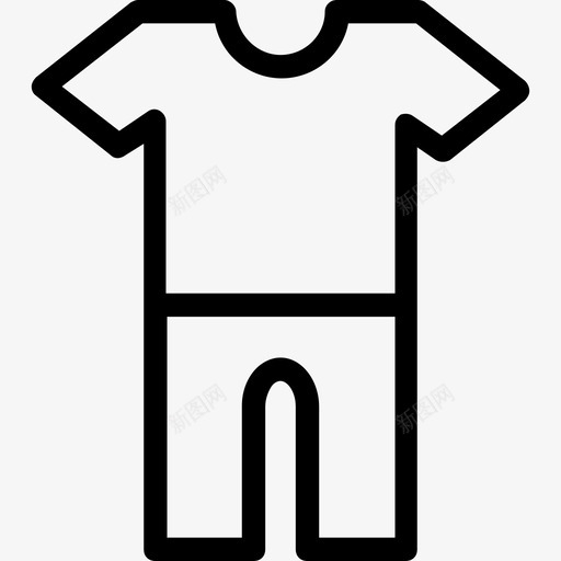 服装睡衣衬衫图标svg_新图网 https://ixintu.com 时尚流畅的线条图标 服装 睡衣 衬衫 裤子