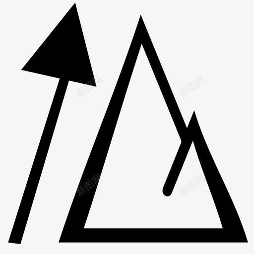 爬坡svg_新图网 https://ixintu.com 爬坡 elevation_gain