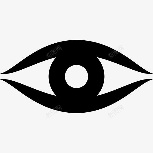杏仁眼手势眼罩图标svg_新图网 https://ixintu.com 手势 杏仁眼 眼罩