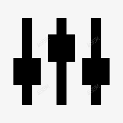 均衡器设置图标svg_新图网 https://ixintu.com 均衡器设置