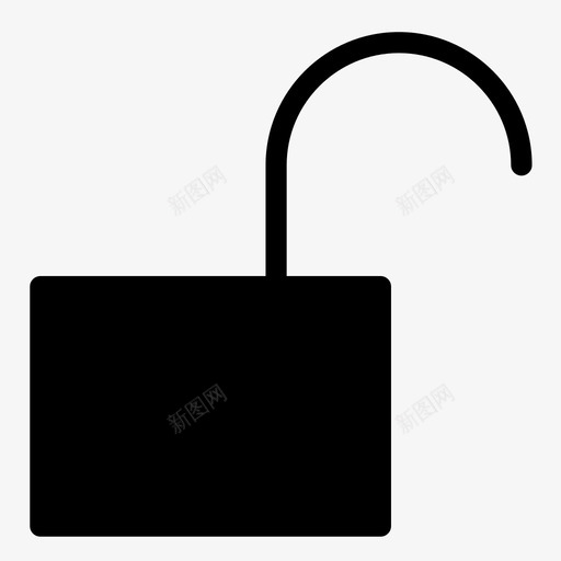 开锁svg_新图网 https://ixintu.com 开锁 金领英才网图标-91