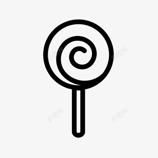 棒棒糖糖果图标svg_新图网 https://ixintu.com 棒棒糖 糖果