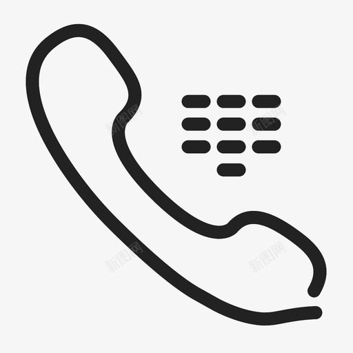 电话键盘svg_新图网 https://ixintu.com 电话键盘